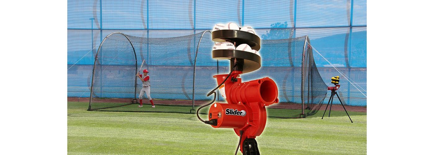Heater Slider LiteBall Pitching Machine & Xtender 24
