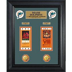 Highland Mint Miami Dolphins Super Bowl Champions Ticket and Coin Collection