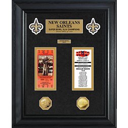 The Highland Mint New Orleans Saints Super Bowl Ticket and Coin Collection