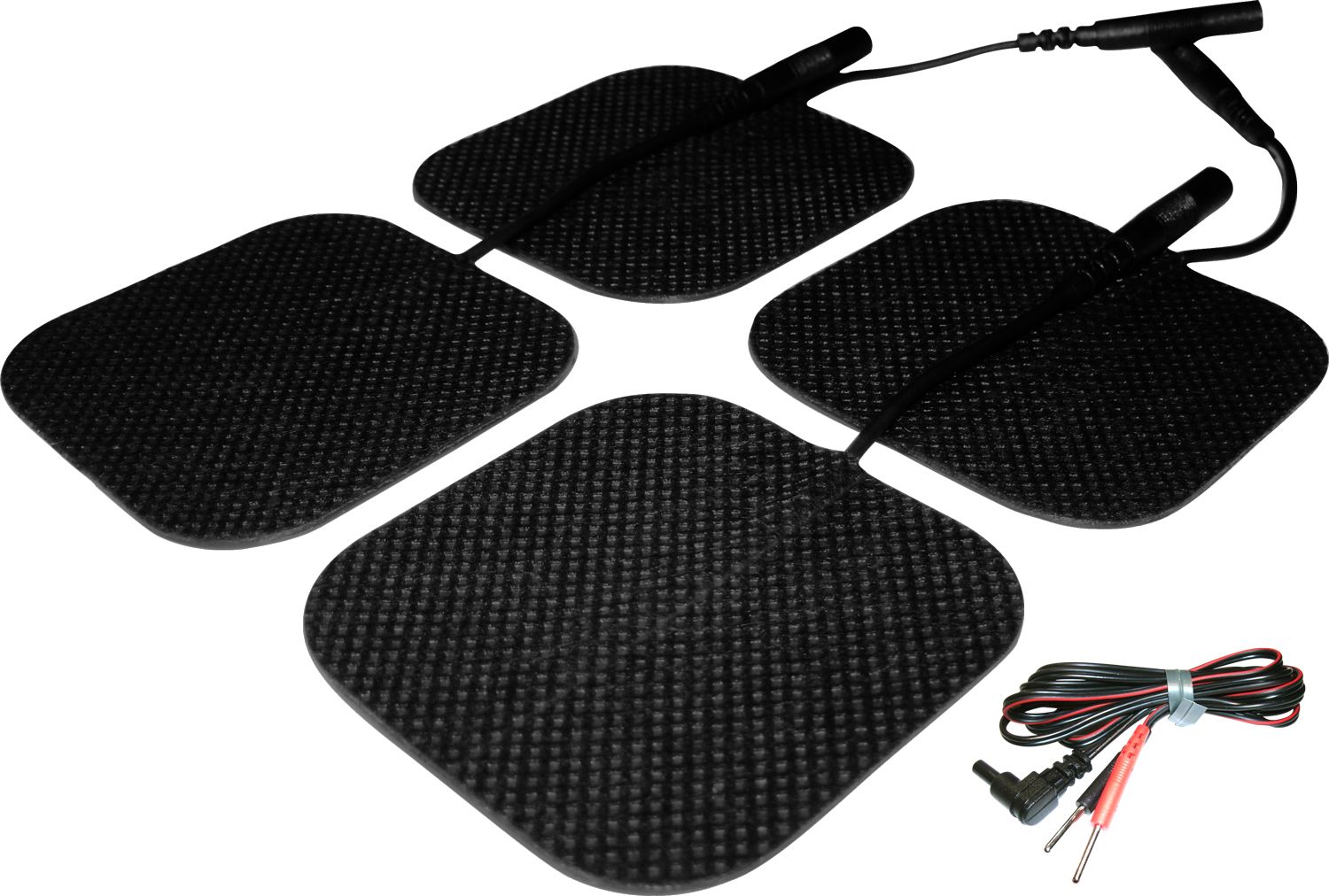 PlayMakar SPORT Muscle Stimulator Self Adhering Electrode Pads - Use with  PlayMakar PRO-500 Wired Sport Muscle Stimulator, EMS or NMES TENS Unit