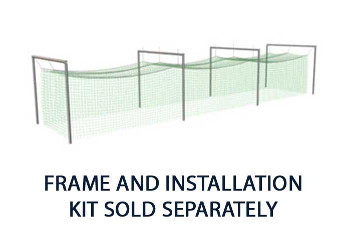 Jugs N2905 10 Fastpitch Softball Batting Cage Net 381 Lb