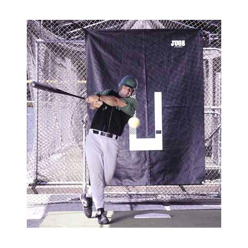 Jugs Batting Cage Backdrop &amp; Pitcher's Trainer