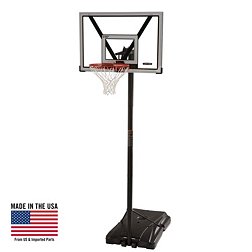 Lifetime 44 in. Portable Steel-Framed Shatterproof Basketball Hoop