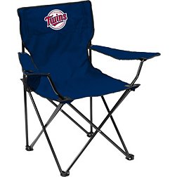 Logo Brands Minnesota Twins Team-Colored Canvas Chair