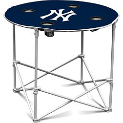 Logo Brands New York Yankees Portable Round Table