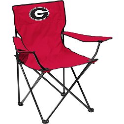 Logo Brands Georgia Bulldogs Team-Colored Canvas Chair