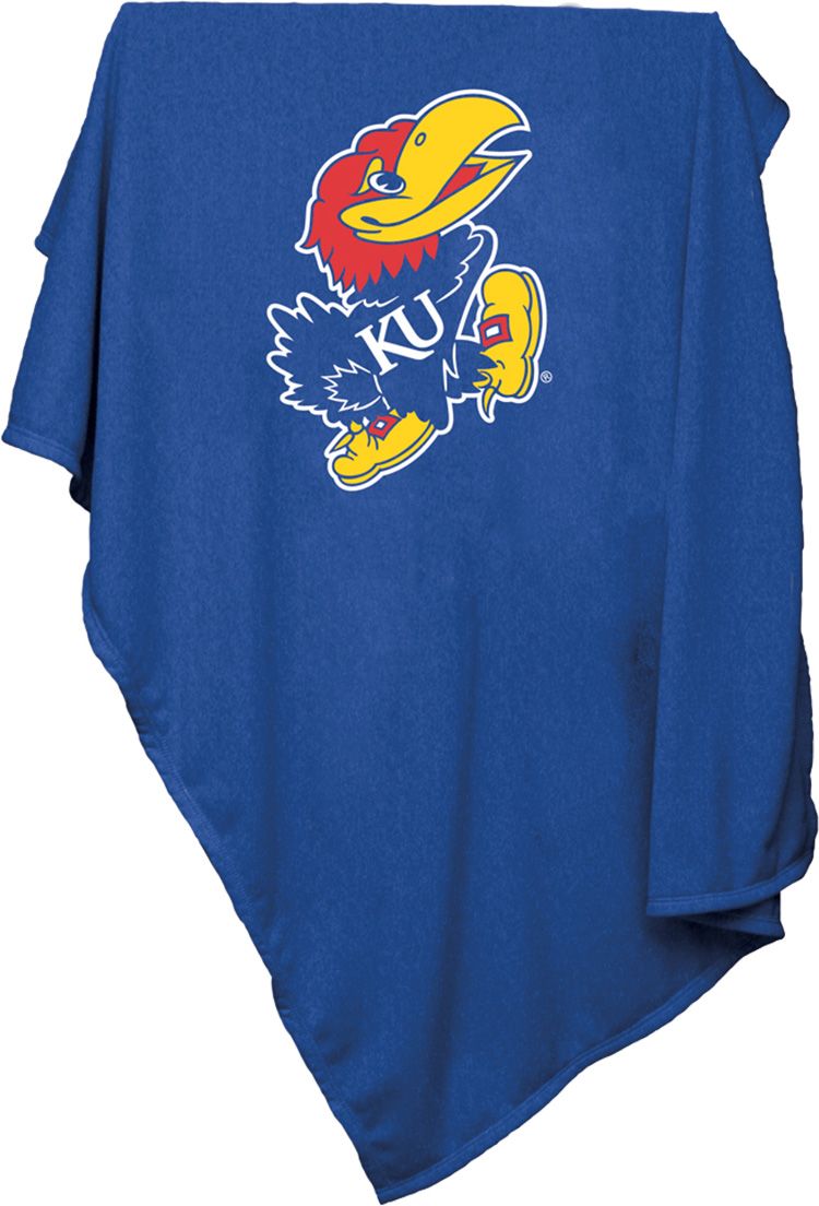 Logo Brands Kansas Jayhawks 54'' x 84'' Blanket Sweatshirt Throw