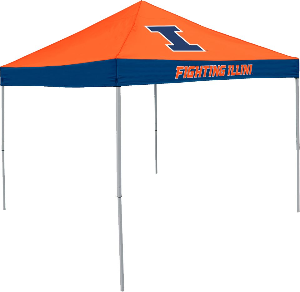 Logo Brands Illinois Fighting Illini Economy 9'x9' Canopy Tent