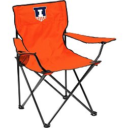 Logo Brands Illinois Fighting Illini Team-Colored Canvas Chair