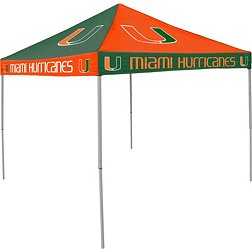 Logo Brands Miami Hurricanes Checkerboard Tent