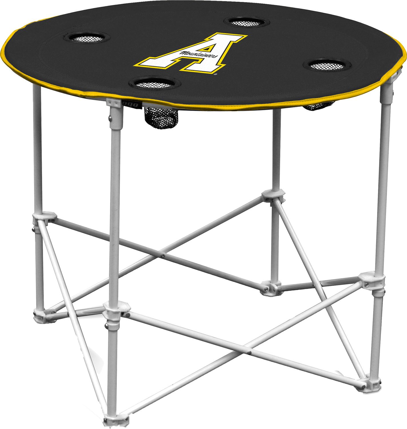 Logo Brands Appalachian State Mountaineers Portable Round Table