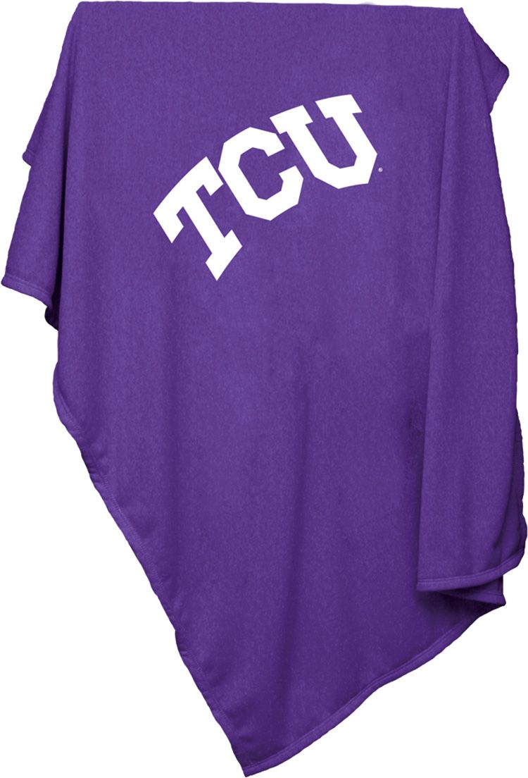 Logo Brands TCU Horned Frogs 54'' x 84'' Blanket Sweatshirt Throw