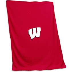 Logo Brands Wisconsin Badgers 54'' x 84'' Sweatshirt Blanket