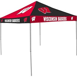 Logo Brands Wisconsin Badgers Checkerboard Canopy