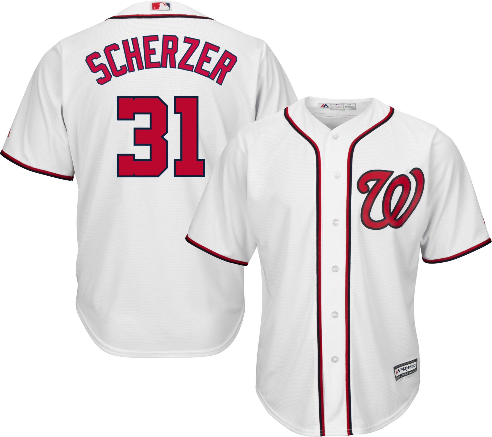 washington nationals white jersey