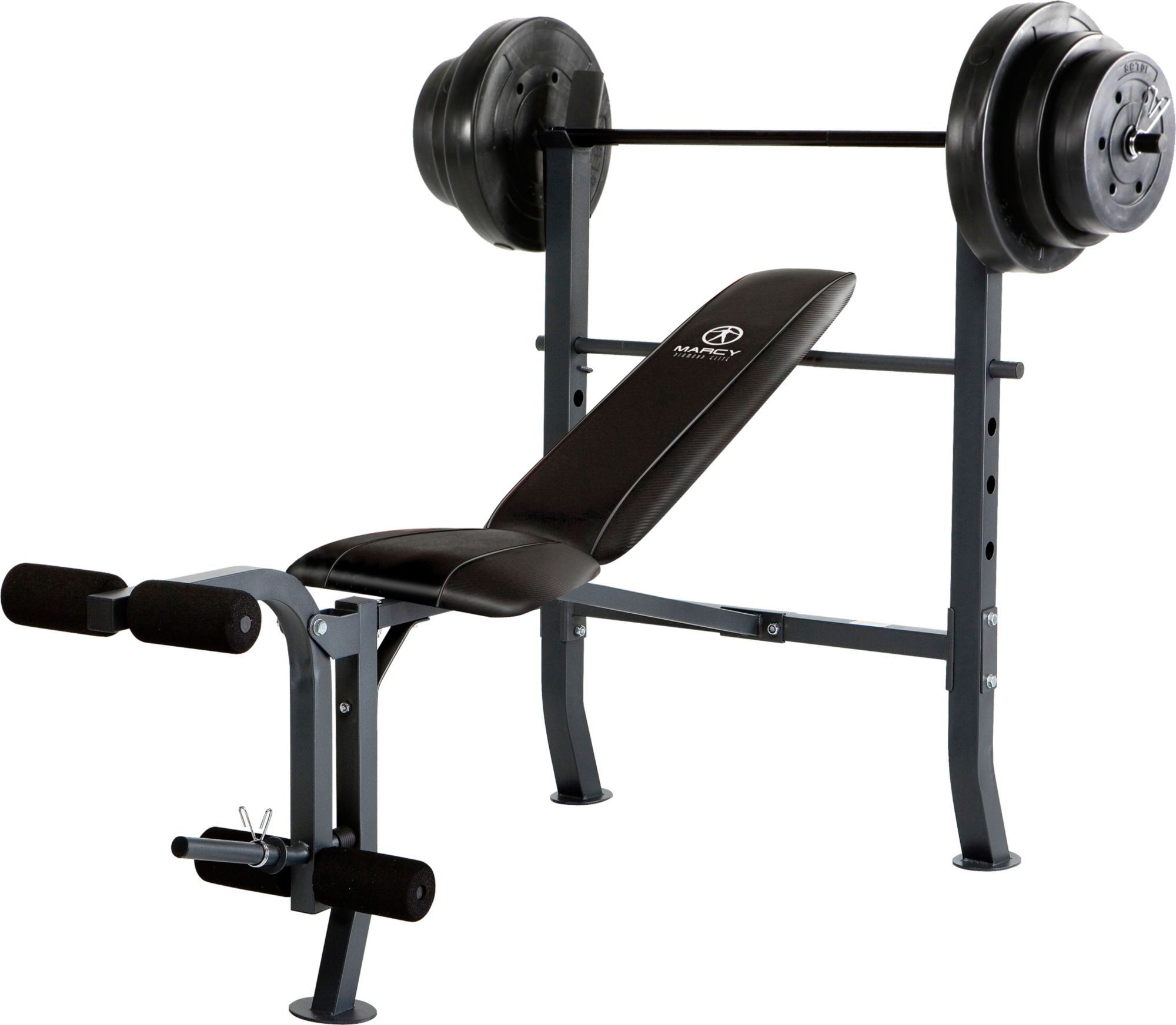 Marcy Mid Width Weight Bench And 100 Lbs Weight Set