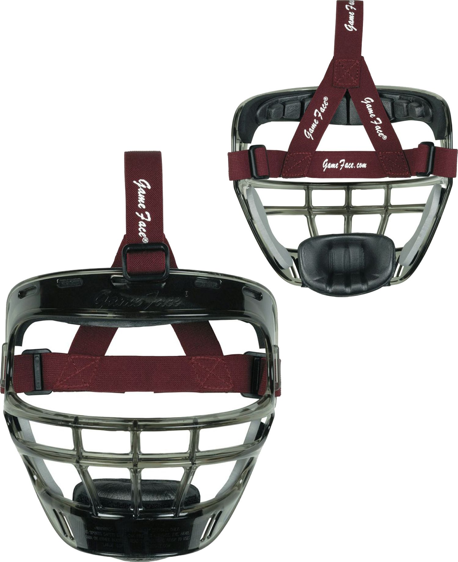 Markwort Game Face Smoke Softball Safety Face Guard - Large