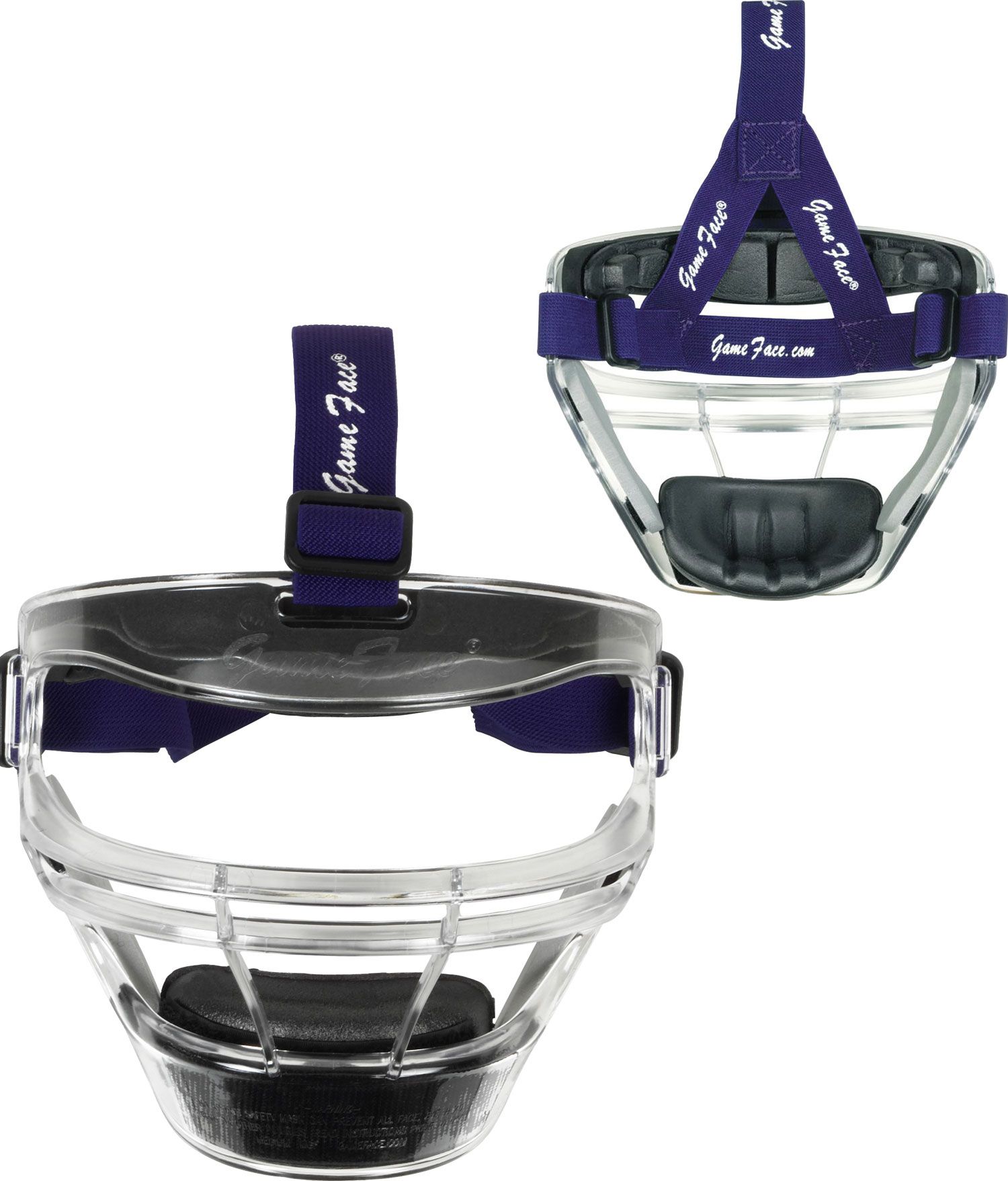 Markwort Game Face Clear Softball Safety Face Guard - Medium