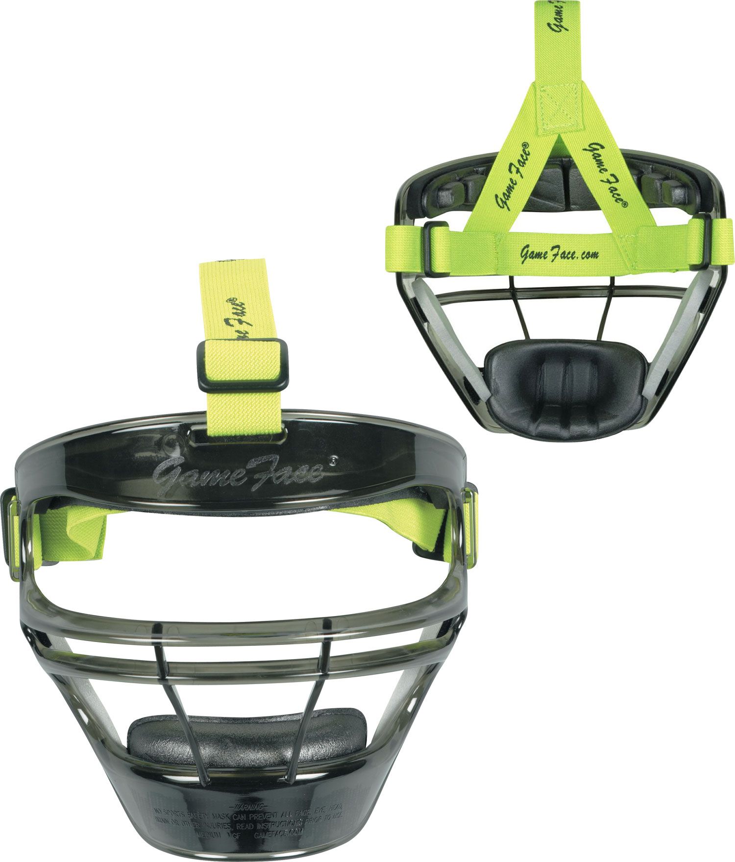 Markwort Game Face Smoke Softball Safety Face Guard - Medium