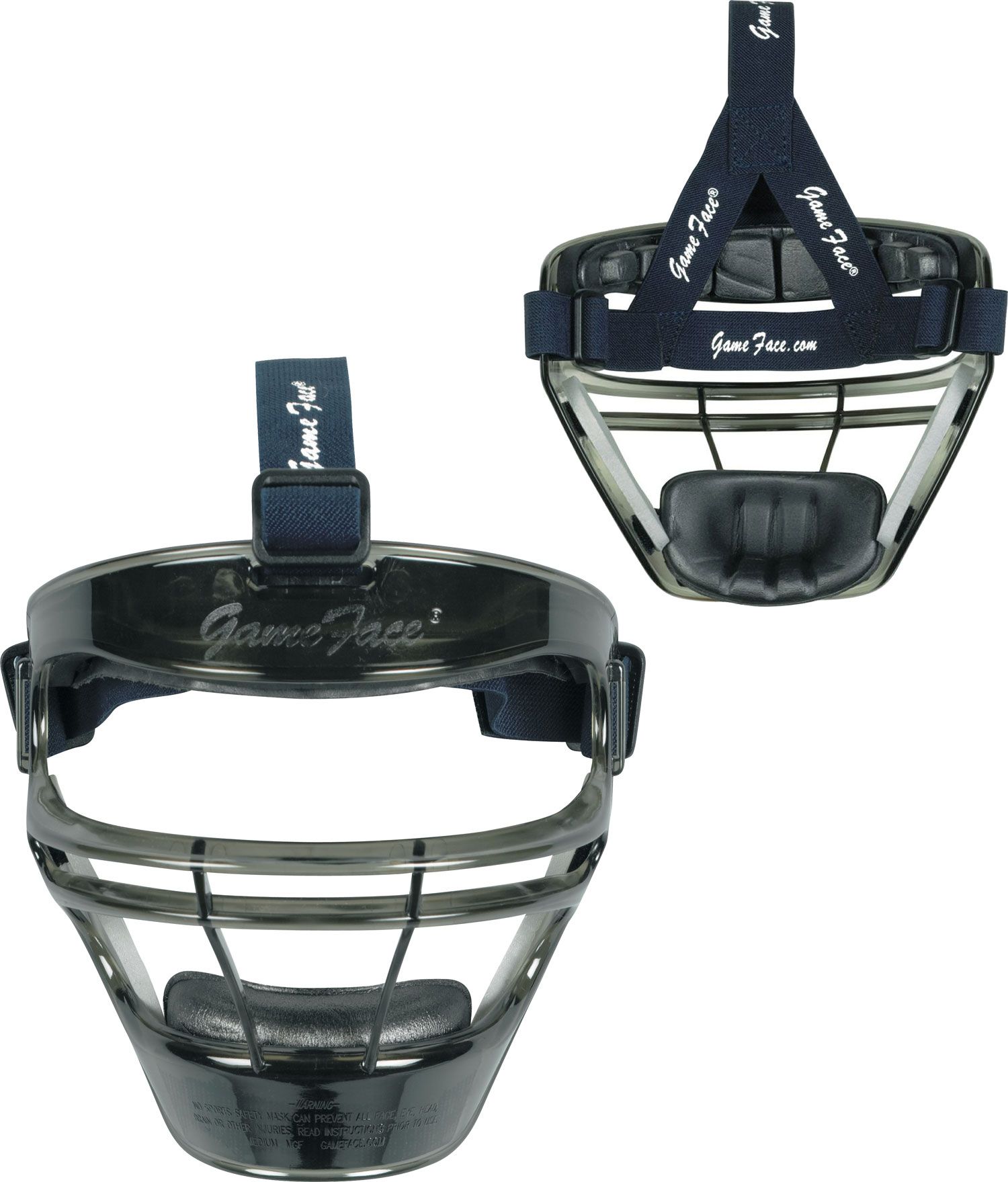 Markwort Game Face Smoke Softball Safety Face Guard - Medium