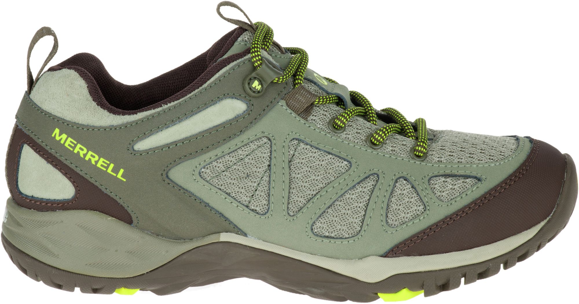 merrell nubuck leather comfort hiking shoes