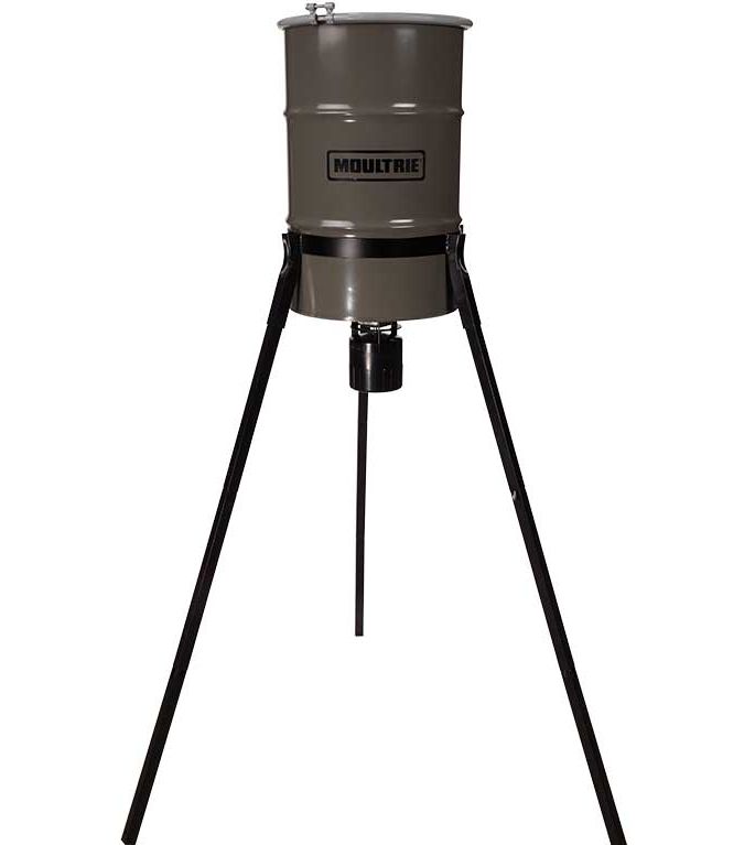 Moultrie 30 Gallon Pro Hunter Tripod Feeder Kit Dick S Sporting