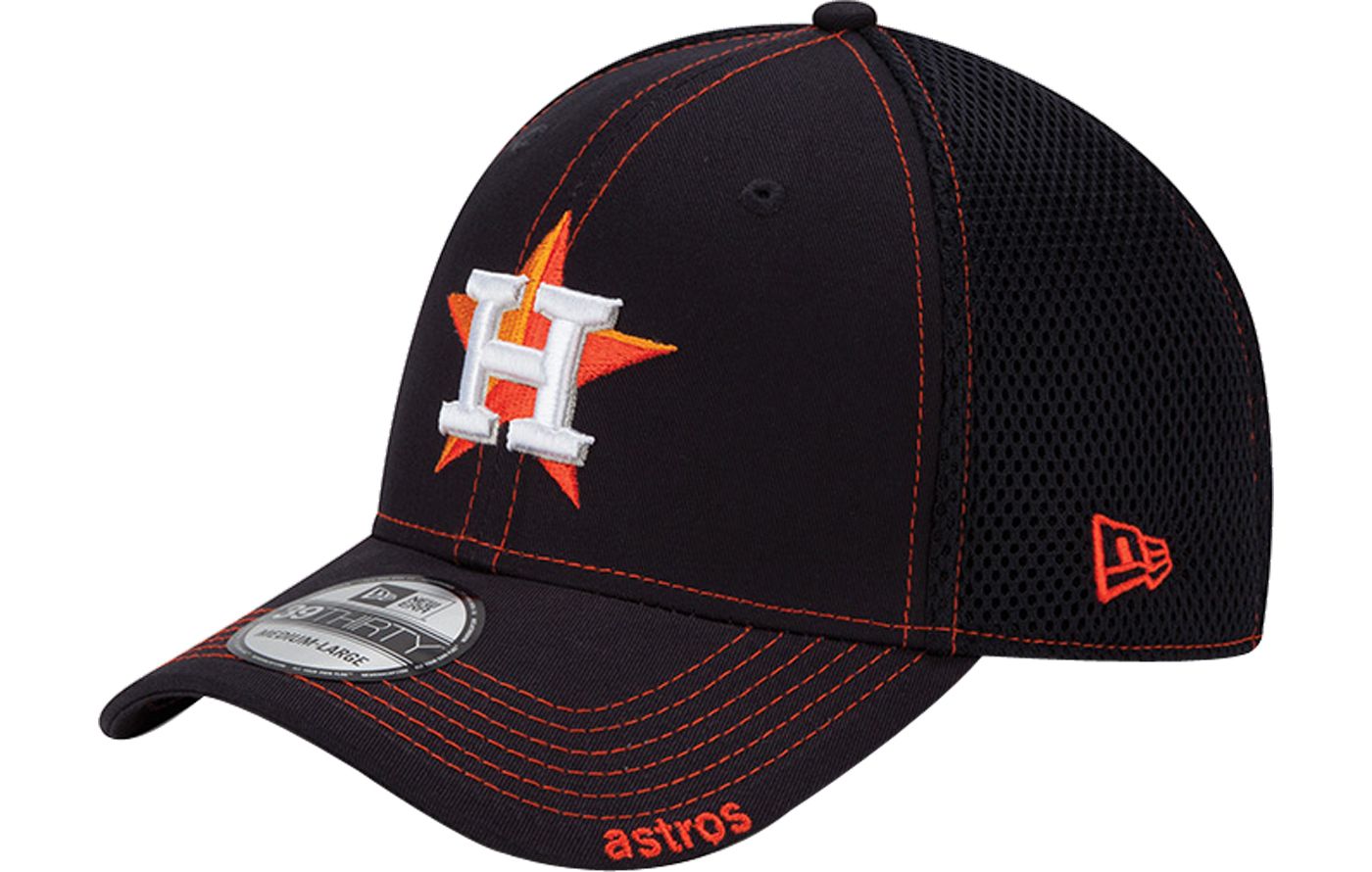 New Era Men's Houston Astros 39Thirty Navy Neo Stretch Fit Hat | DICK'S ...