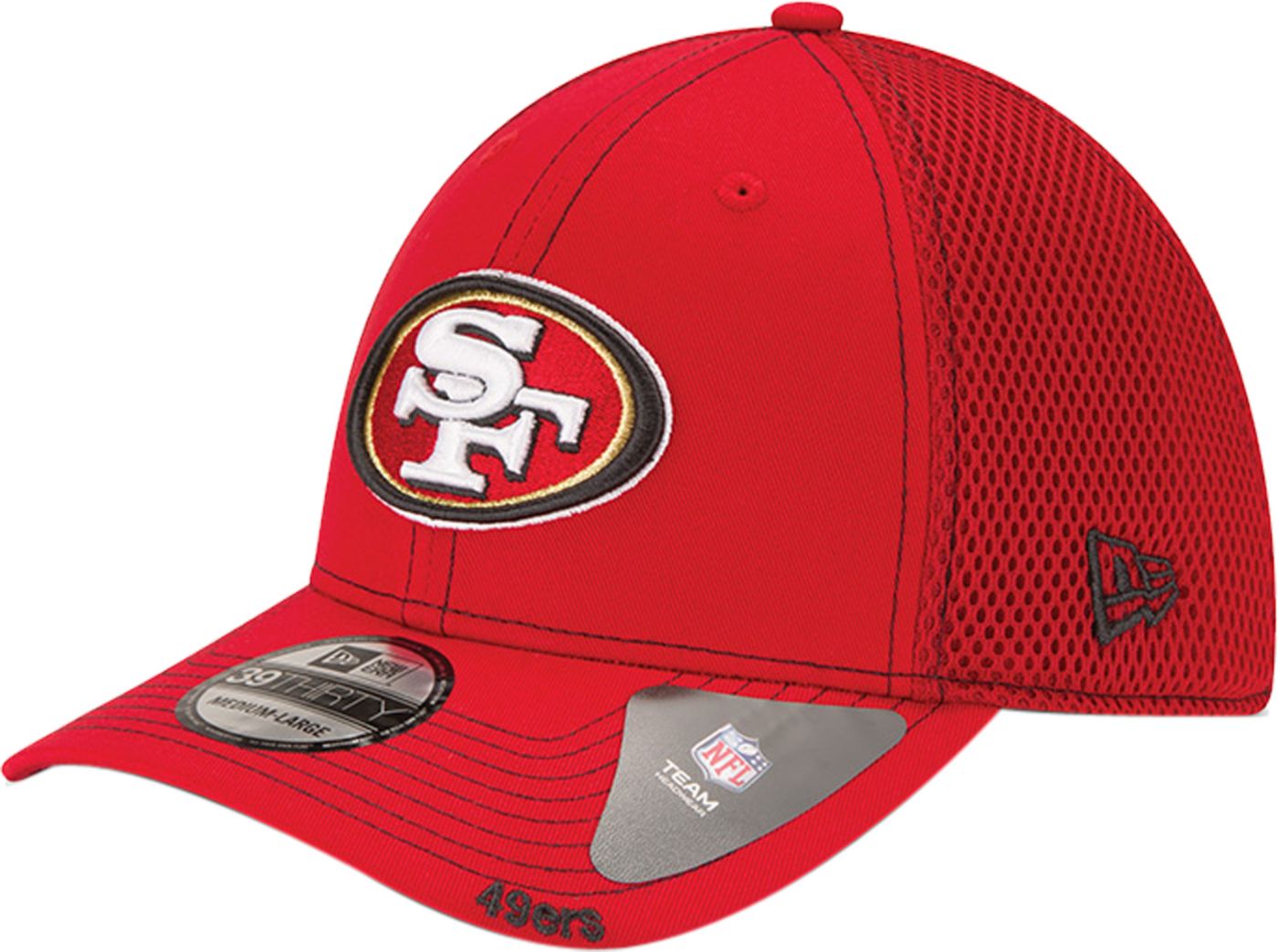 New Era Men's San Francisco 49ers 39Thirty Neoflex Red Stretch Fit Hat
