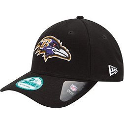 New Era Men's Baltimore Ravens League 9Forty Adjustable Black Hat