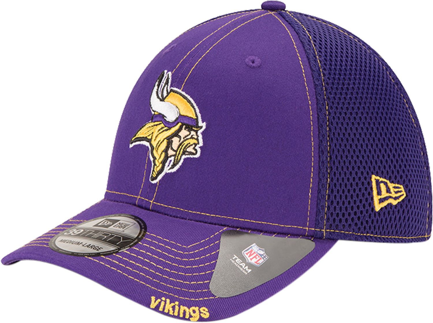 New Era Adult Minnesota Vikings 39Thirty Neoflex Purple Stretch Fit Hat