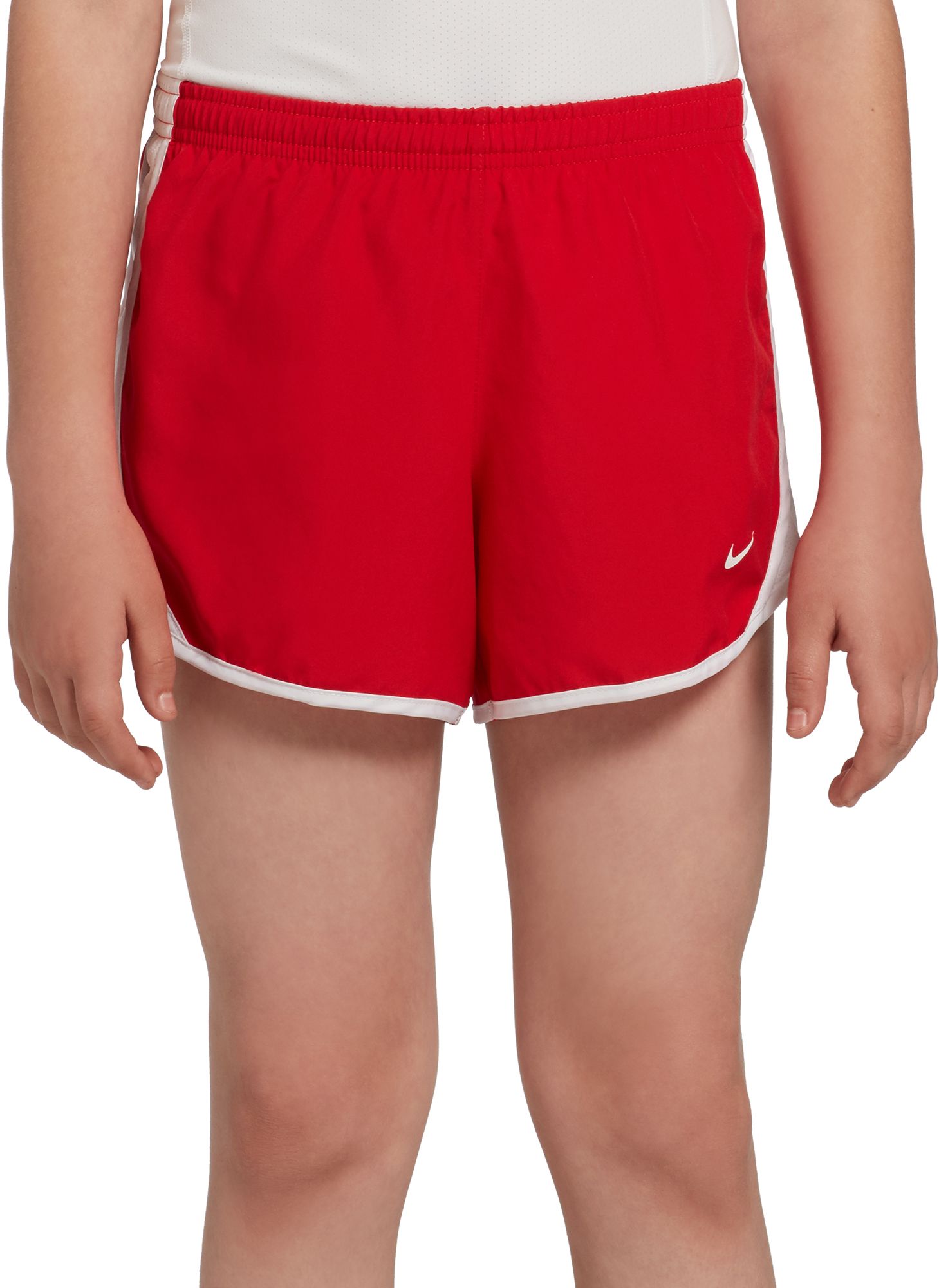 red nike running shorts