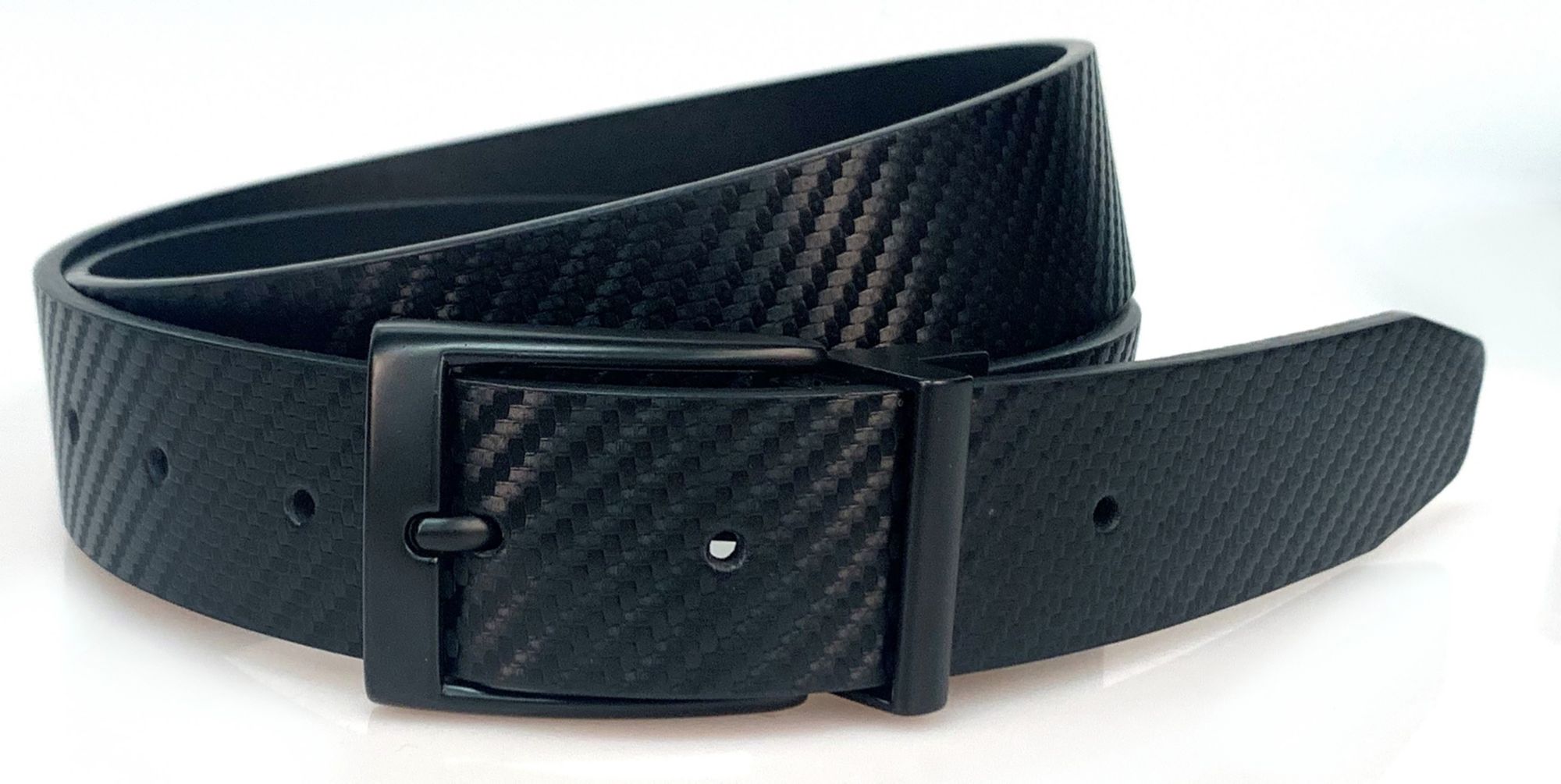 Nike Men's Carbon Fiber Matte Reversible Golf Belt