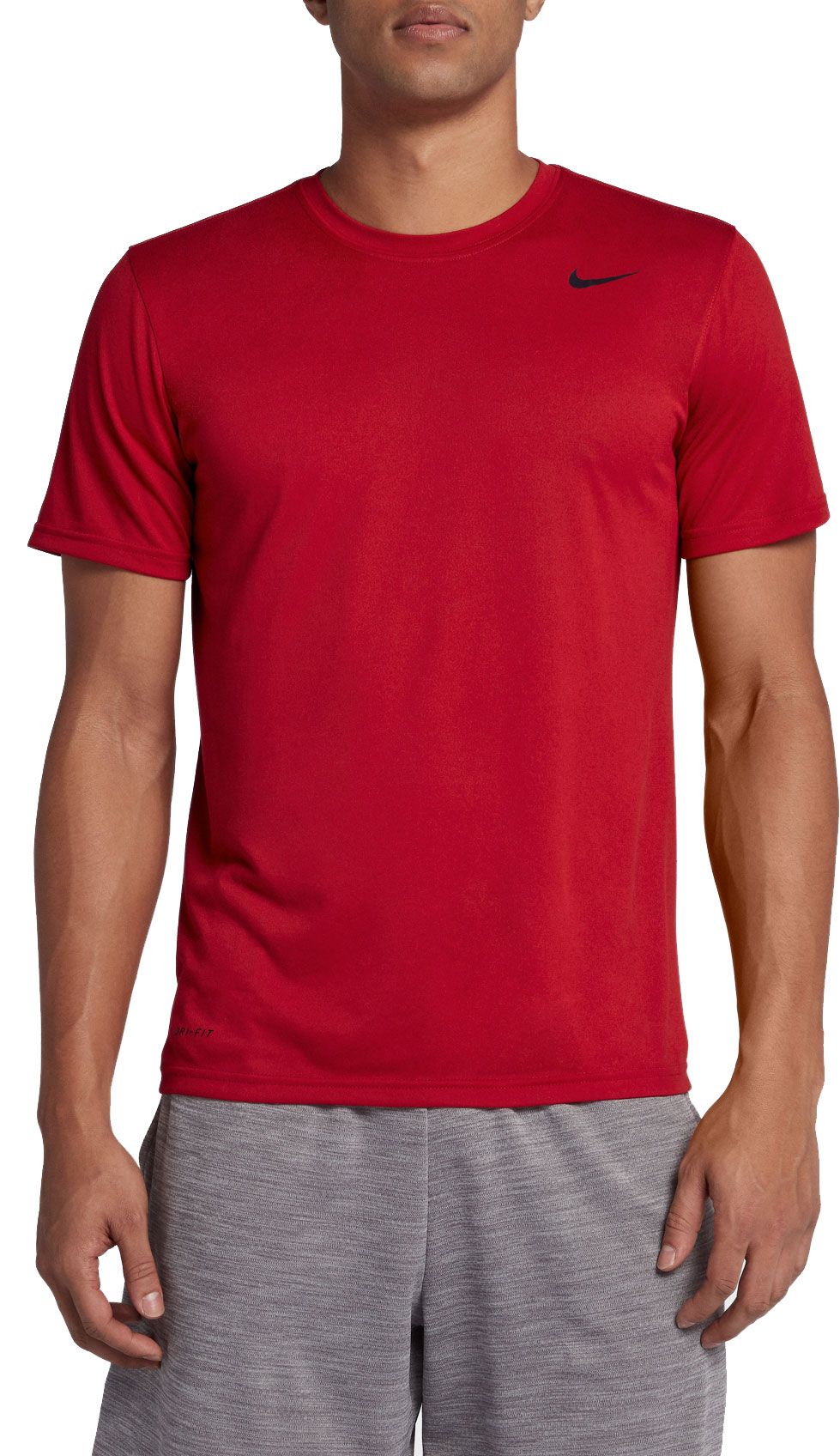 all red nike shirt