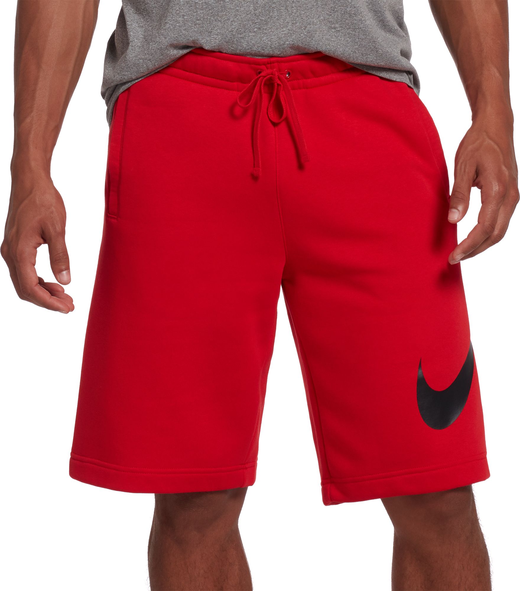 nike mens fleece sweat shorts