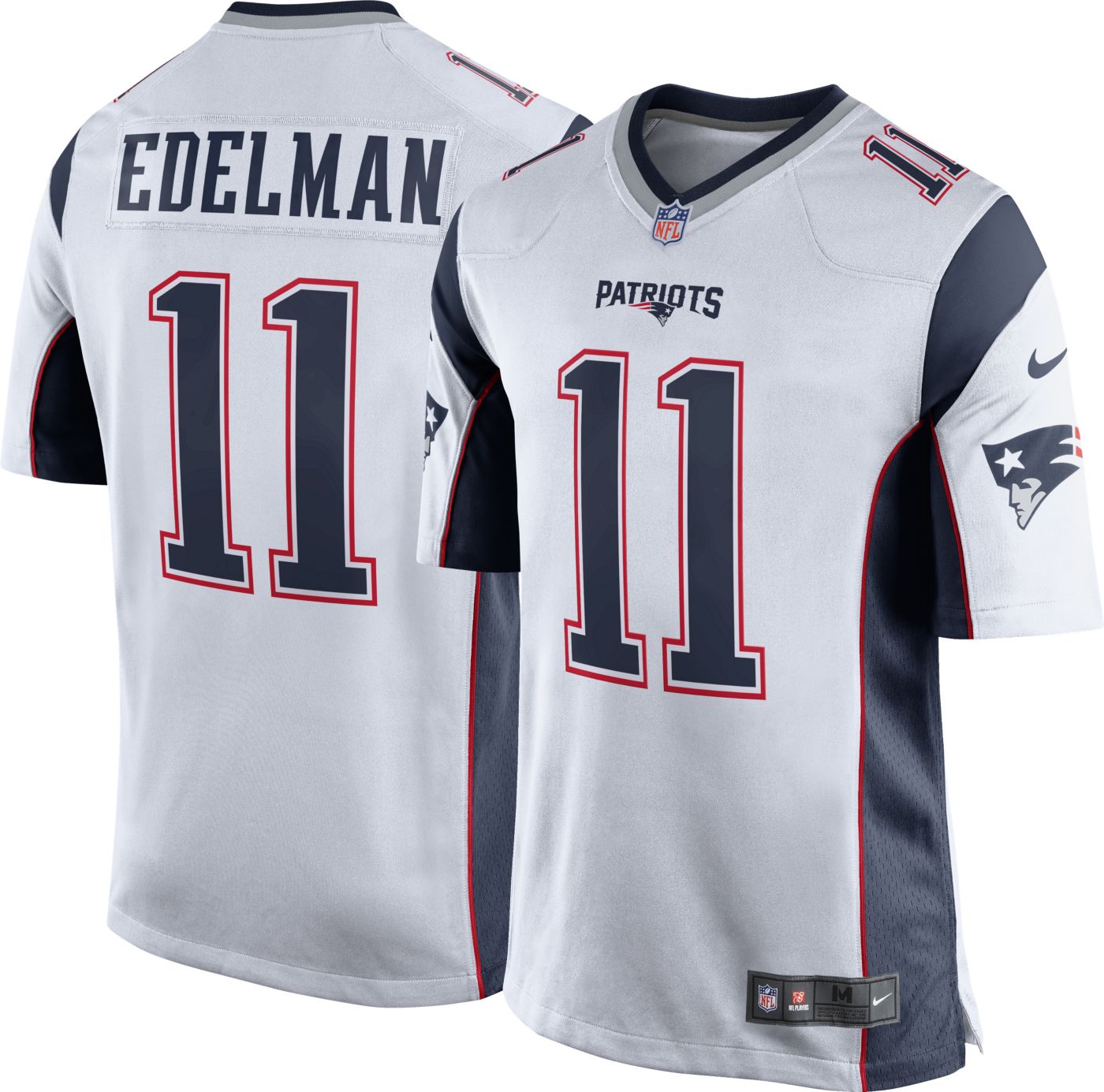 Nike Men's Away Game Jersey New England Patriots Julian Edelman 11