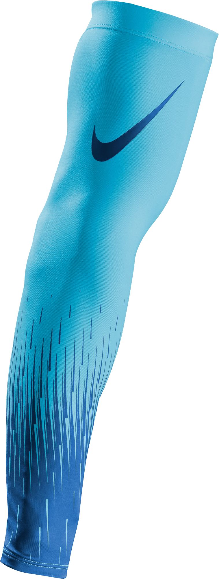 blue nike arm sleeve