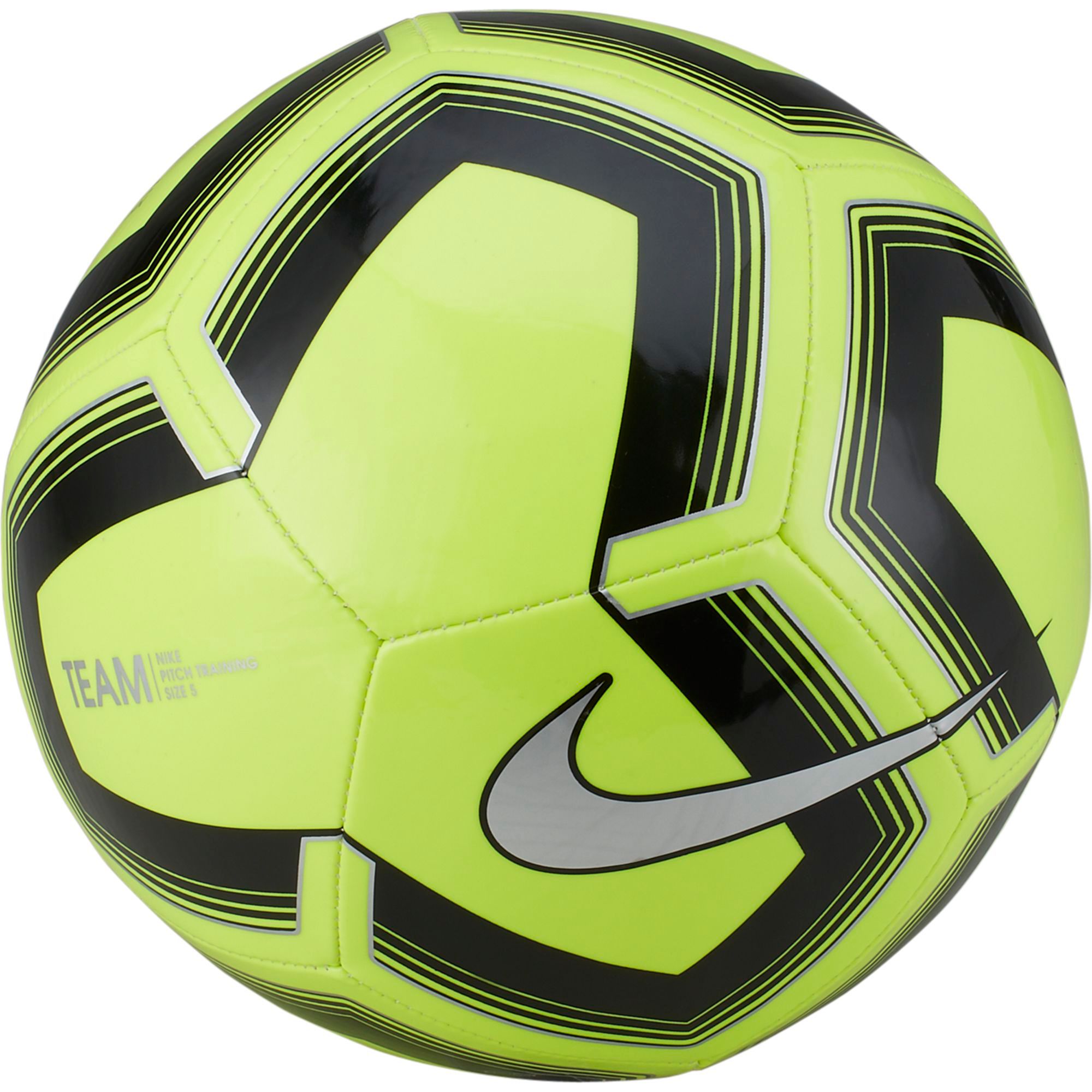 yellow nike soccer ball