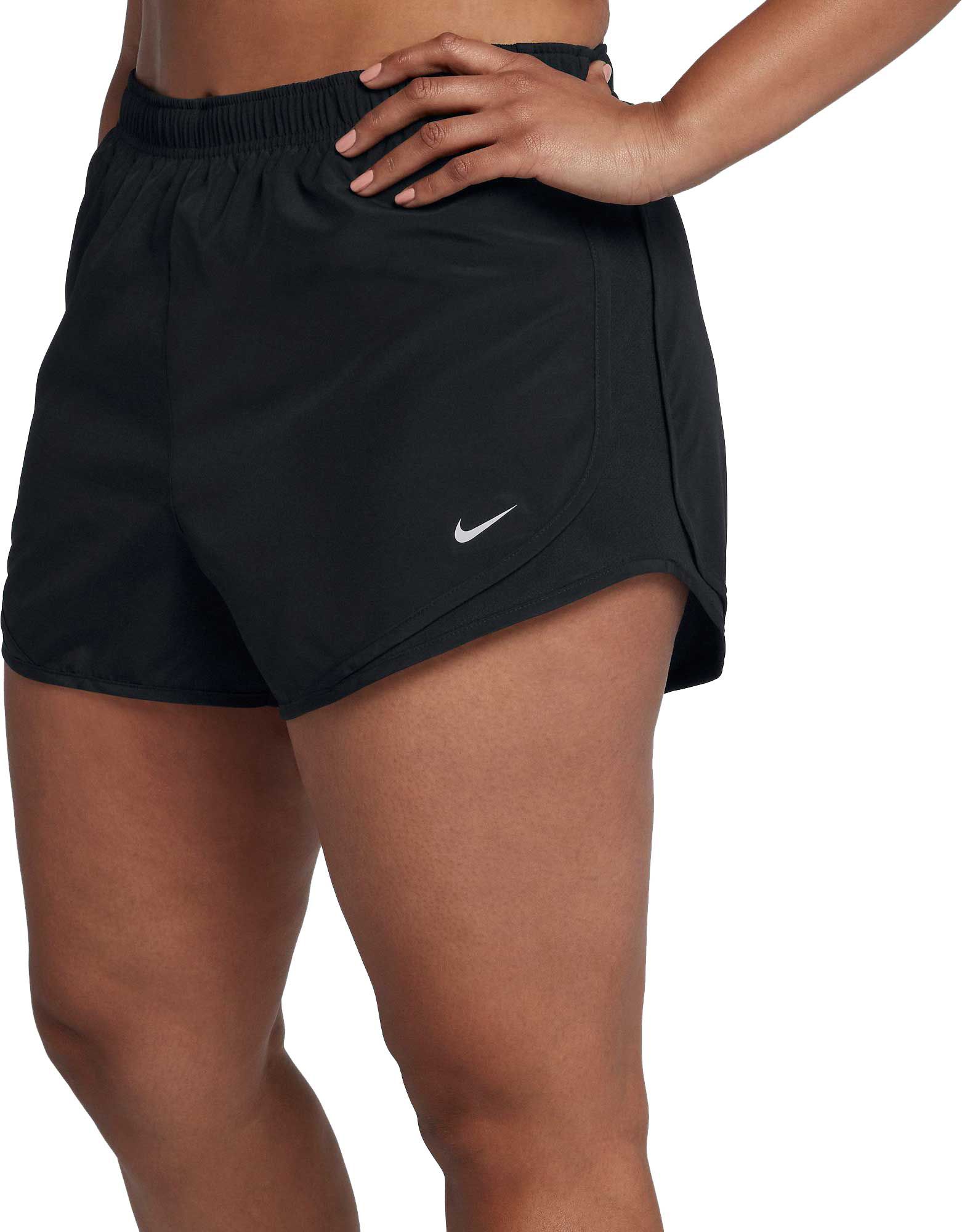 all black nike shorts womens