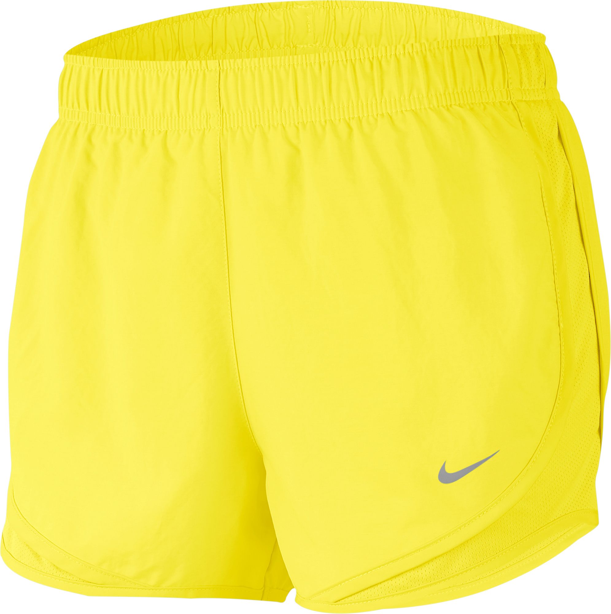 yellow nike shorts womens