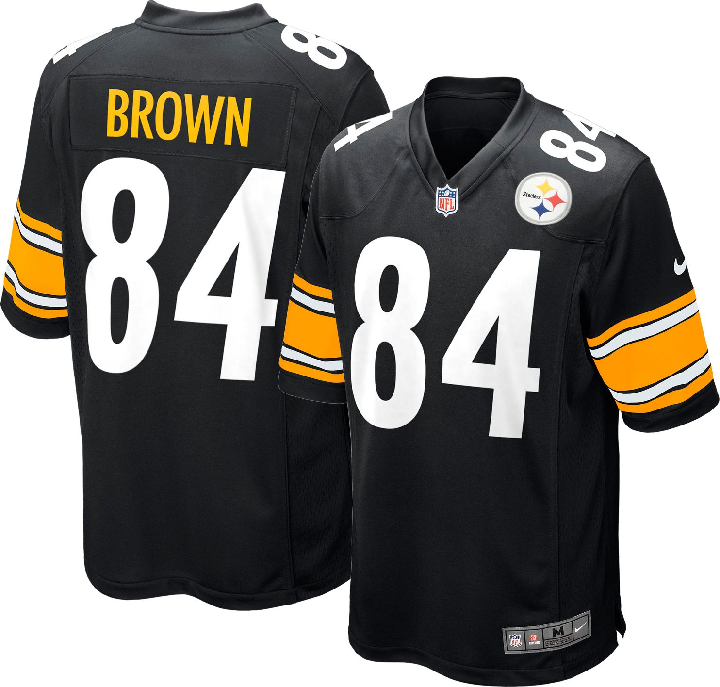 mens pittsburgh steelers antonio brown nike black game jersey mens pittsburgh steelers antonio brown nike black game jersey