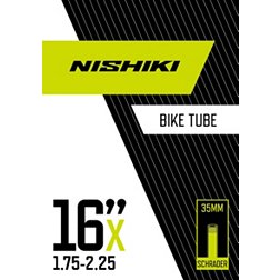 Nishiki Schrader Valve 16'' 1.75-2.25 Bike Tube