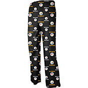 NFL Team Apparel Youth Pittsburgh Steelers Team Print Black Jersey Pants