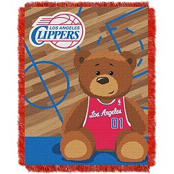 TheNorthwest Los Angeles Clippers 36'' x 46'' Half Court Jacquard Woven Baby Blanket