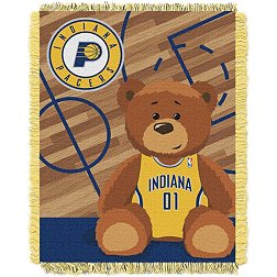 TheNorthwest Indiana Pacers 36'' x 46'' Half Court Jacquard Woven Baby Blanket