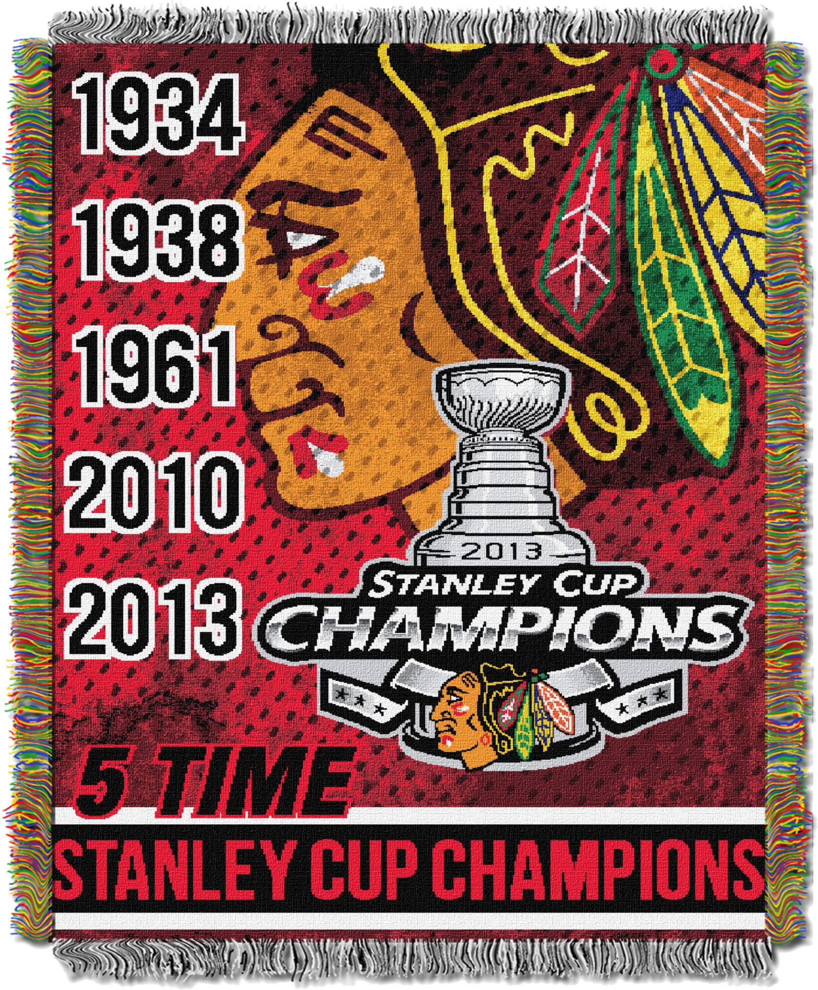 TheNorthwest Chicago Blackhawks Vintage 48'' x 60'' Tapestry Throw Blanket