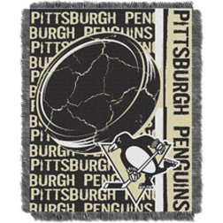 TheNorthwest Pittsburgh Penguins Double Play 48'' x 60'' Jacquard Woven Throw Blanket