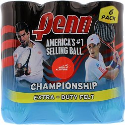 Penn Championship High Altitude Tennis Balls - 6 Can Pack