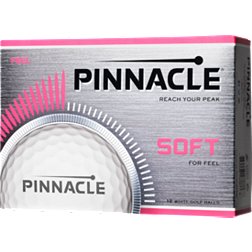 Pinnacle Soft Pink Number Golf Balls - 12 Pack