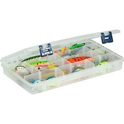 Tackle Box Small Fishing Box Organizer 2 Pack 3500 Tackle Tray Clear  Plastic Storage Box with Dividers Sorting Snackle Box