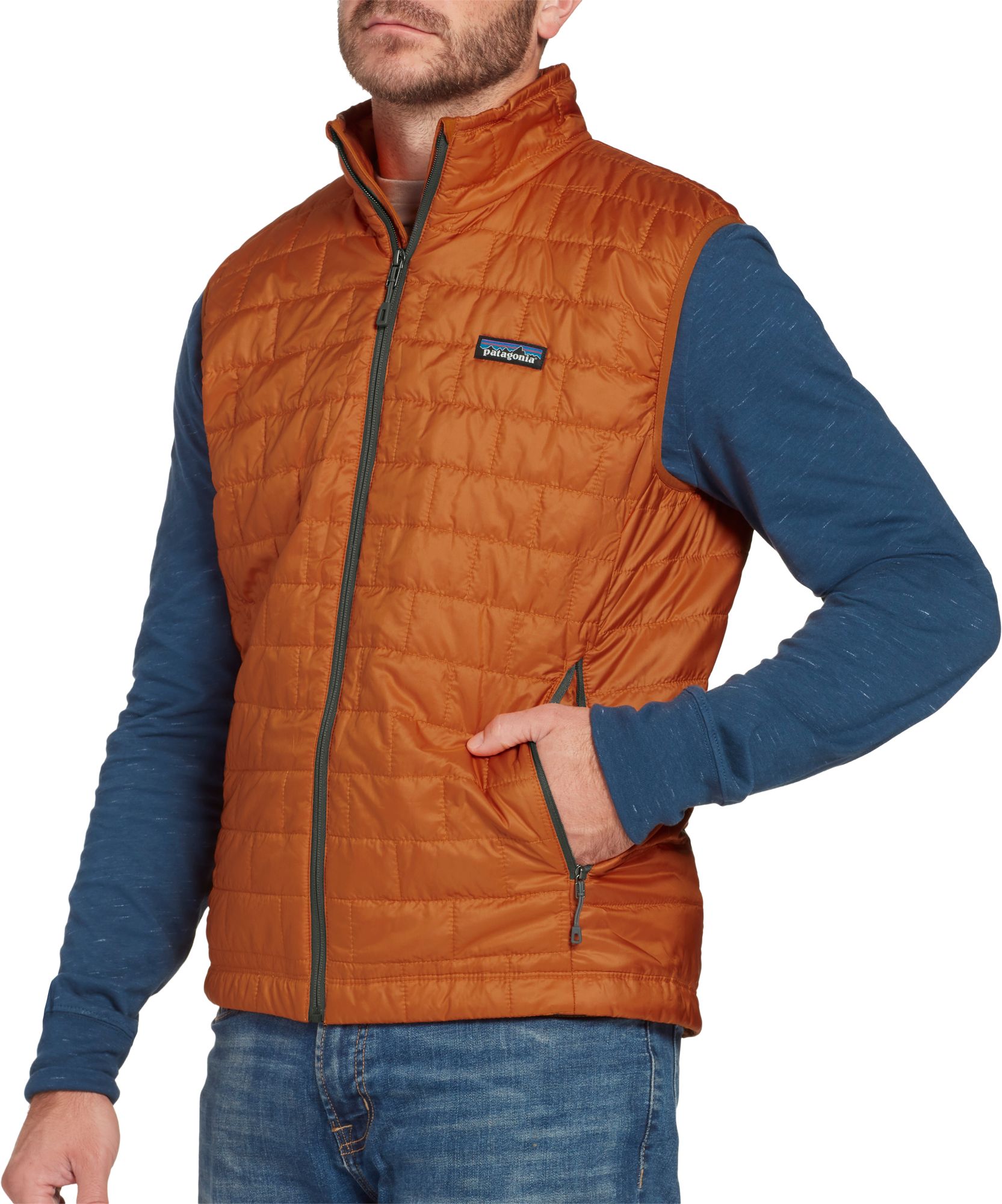 patagonia vest orange